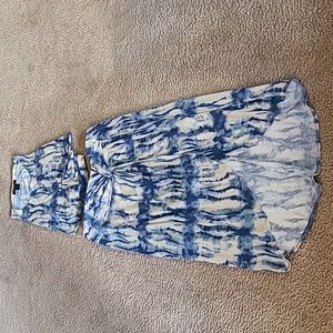 Tye dye 2 pc skirt set